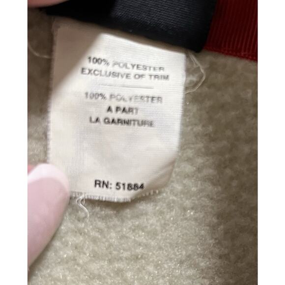 OG Patagonia Synchilla Tan Fleece Lined Polyester Full Zip Jacket Mens XL USA - Picture 4 of 7